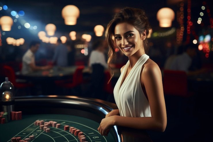 Antarmuka aplikasi raja 123 menampilkan Liga 1 dan permainan live casino